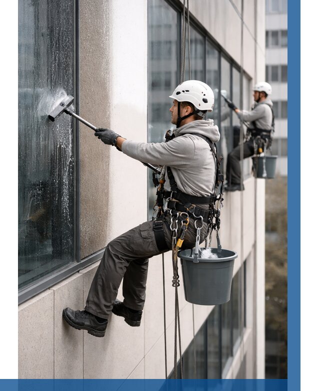 Мойка фасадов зданий в Чистополе под ключ от 358 р. | ВЫСОТНИК-Чст