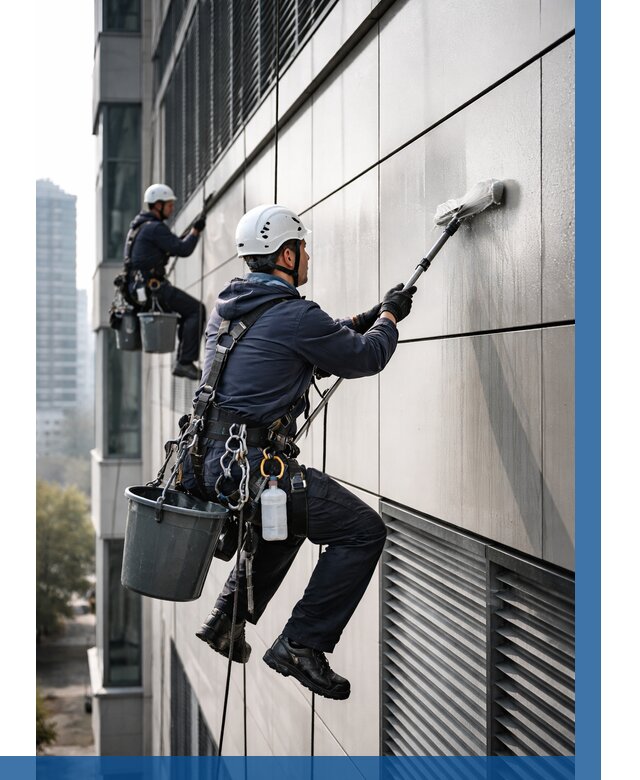 Мойка вентилируемого фасада в Чистополе от 256 р. | ВЫСОТНИК-Чст