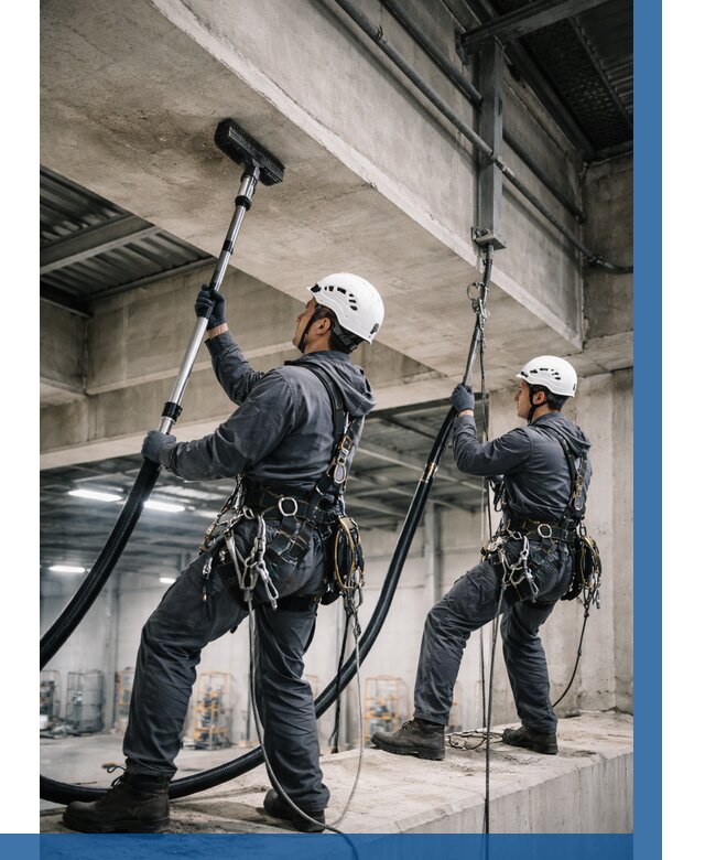 Обеспыливание потолочных конструкций в Чистополе от 256 р. |ВЫСОТНИК-Чст