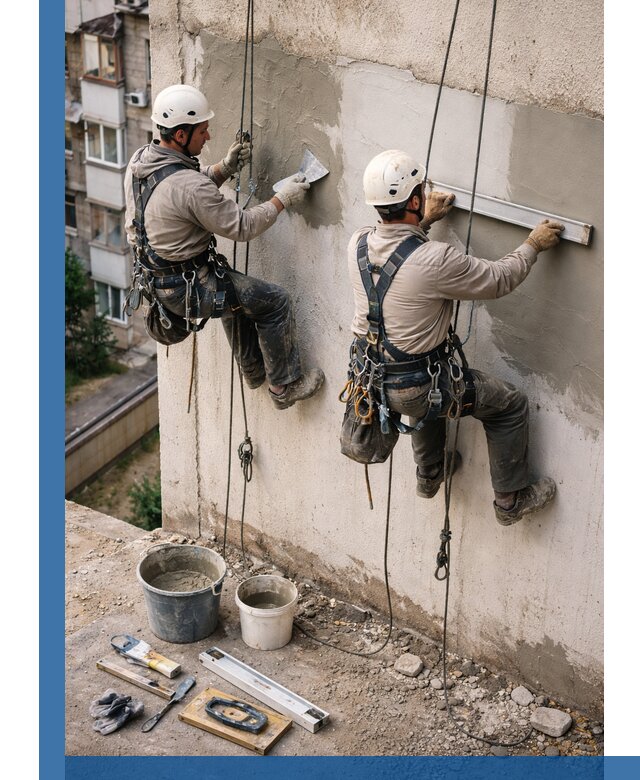 Комплексный ремонт штукатурного фасада с гарантией в Чистополе