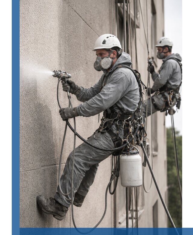 Безвоздушная покраска фасадов зданий в Чистополе профессионально