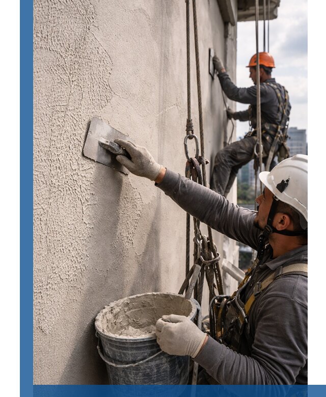 Декоративная штукатурка фасада с утеплением и защитой в Чистополе