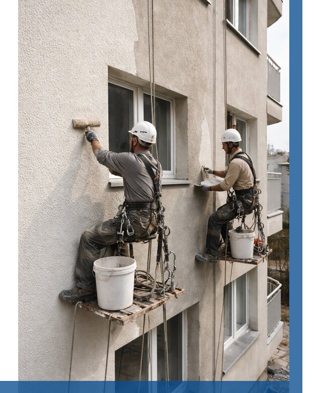 Нанесение короеда на фасад в Чистополе от 461 р. | ВЫСОТНИК-Чст