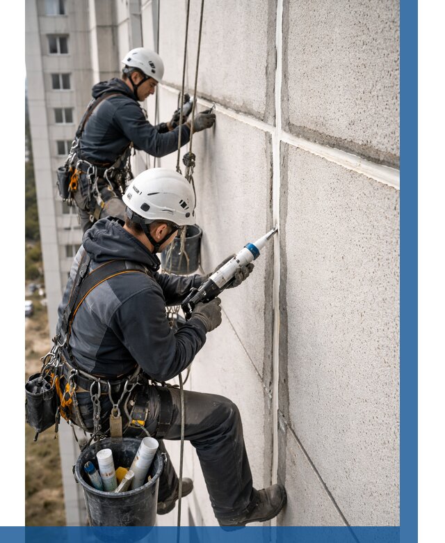 Герметизация межпанельных швов в Чистополе от 717 р. | ВЫСОТНИК-Чст