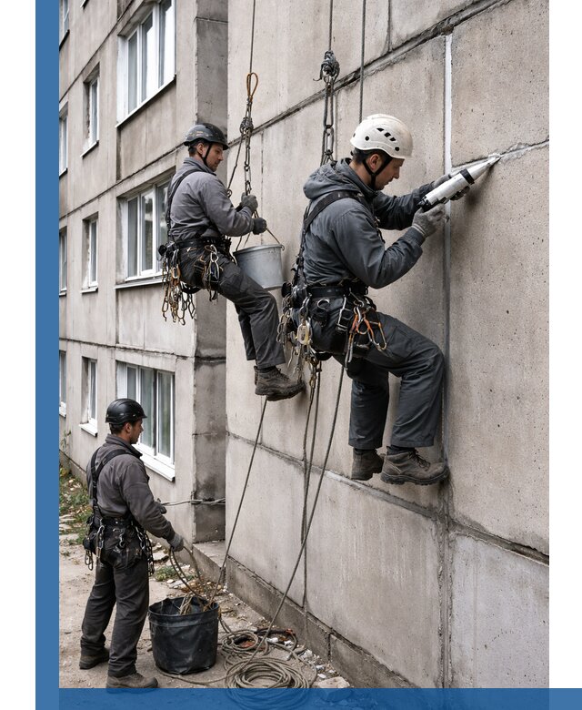 Герметизация межпанельных швов в Чистополе с гарантией герметичности