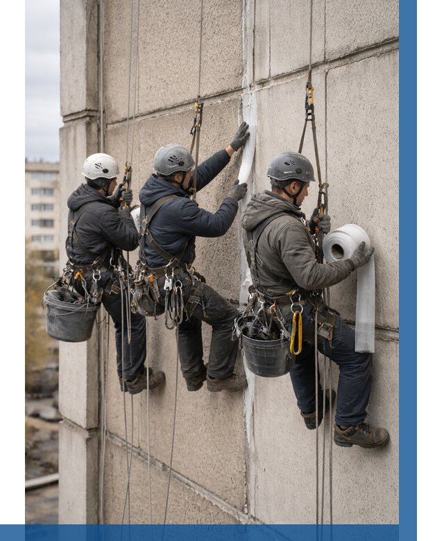 Ремонт межпанельных швов в Чистополе от 768 р. | ВЫСОТНИК-Чст