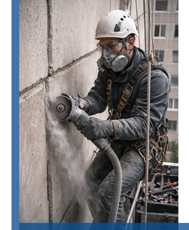 Штробление межпанельных швов в Чистополе качественно и быстро