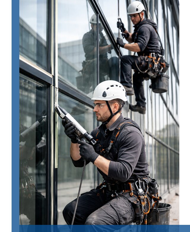 Герметизация витражных швов в Чистополе для зданий и фасадов