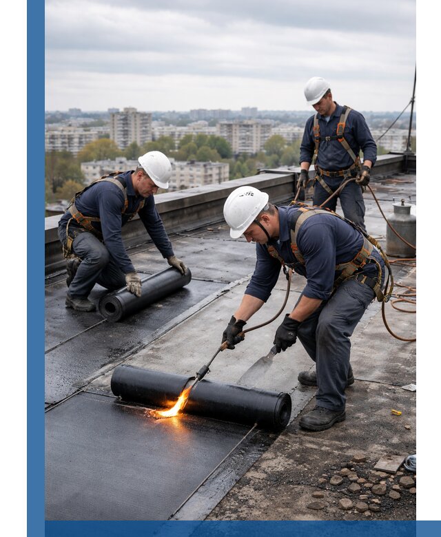 Ремонт наплавляемой кровли в Чистополе качественно и надежно