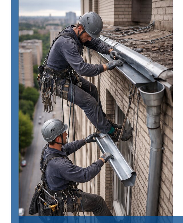 Ремонт водосточных желобов в Чистополе, быстро и качественно