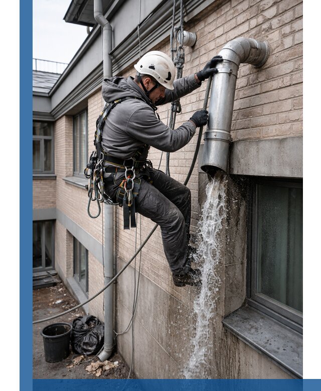 Профессиональная прочистка водосточных труб в Чистополе с гарантией