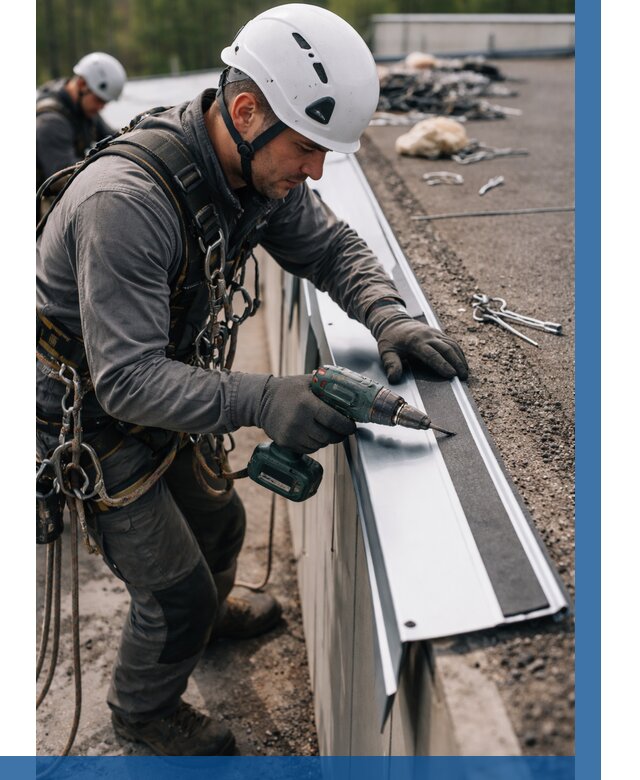 Монтаж капельника на кровле в Чистополе от 307 р. | ВЫСОТНИК-Чст