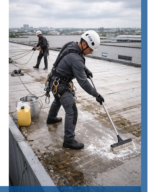 Очистка крыши по графику в Чистополе от 7679 р. | ВЫСОТНИК-Чст