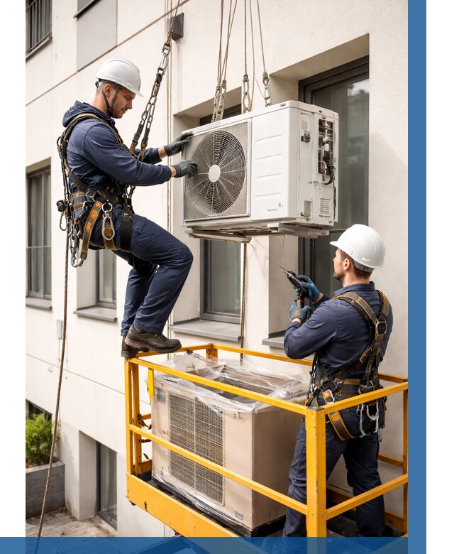 Демонтаж внешнего блока кондиционера в Чистополе от 3584 р. | ВЫСОТНИК-Чст