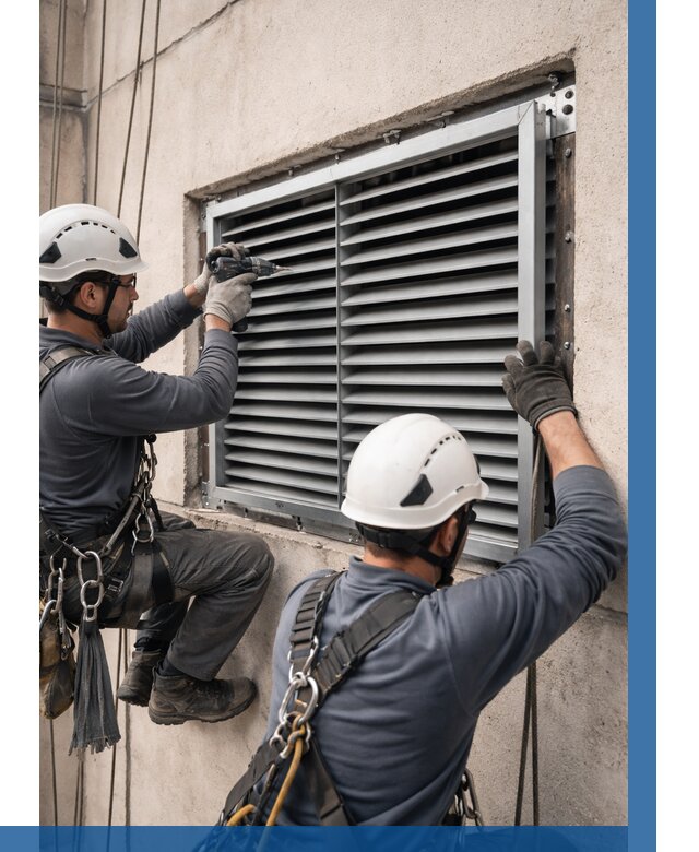 Монтаж вентиляционных решеток в Чистополе от 4608 р. | ВЫСОТНИК-Чст