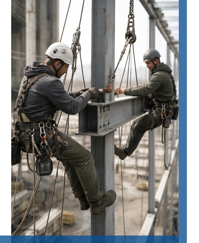 Монтаж металлоконструкций на высоте в Чистополе от 3584 р. | ВЫСОТНИК-Чст