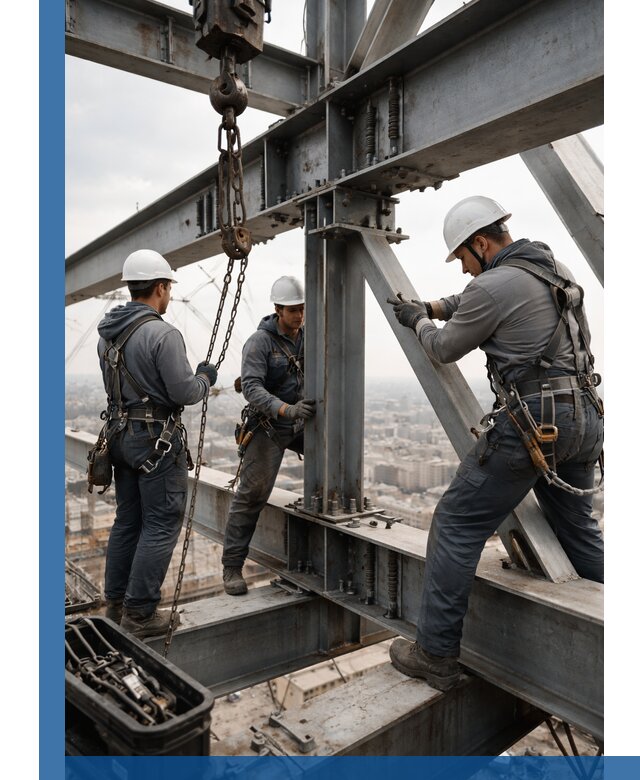 Профессиональный монтаж металлоконструкций на высоте в Чистополе