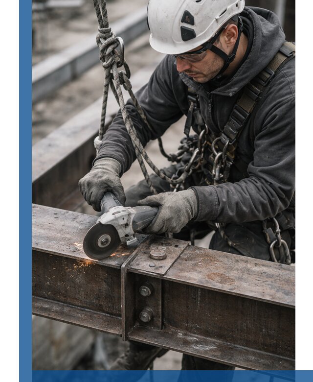 Резка металла на высоте в Чистополе для зданий и конструкций