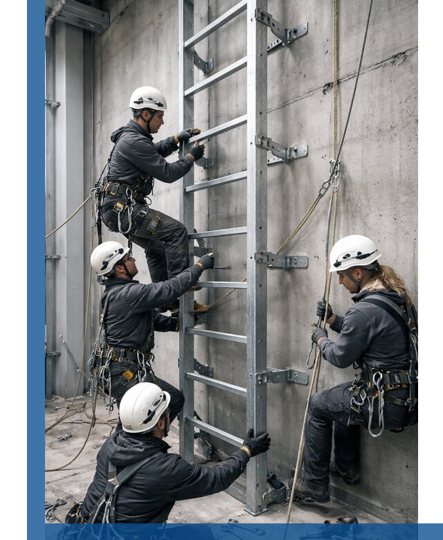 Монтаж металлических лестниц в Чистополе под ключ со гарантией