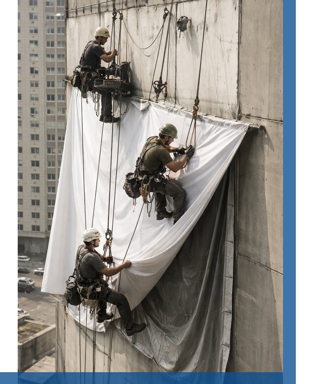 Замена баннерного полотна в Чистополе от 6655 р. | ВЫСОТНИК-Чст—заказать
