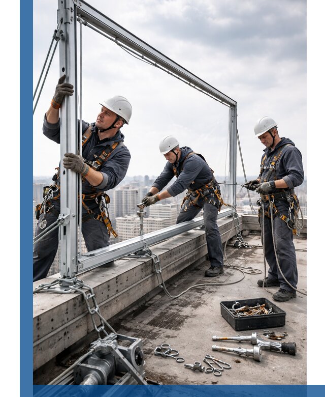 Монтаж крышных рекламных конструкций под ключ в Чистополе