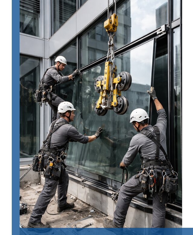 Структурное остекление фасадов в Чистополе монтаж и обслуживание