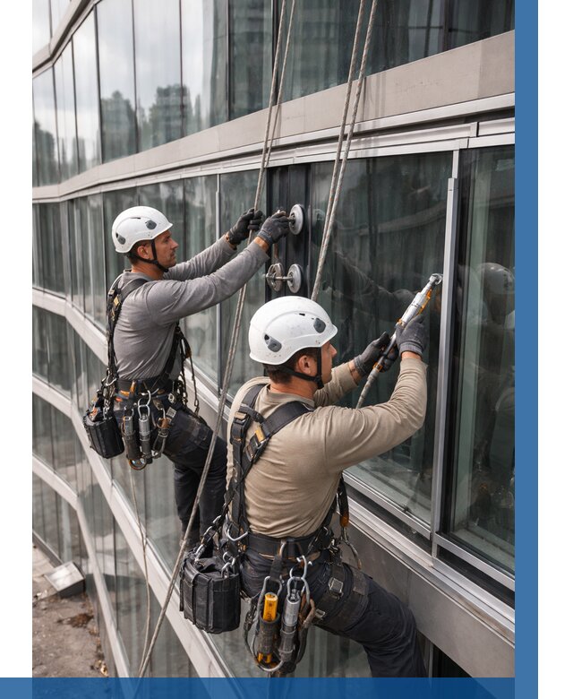 Радиусное остекление фасада в Чистополе от 12287 р. | ВЫСОТНИК-Чст