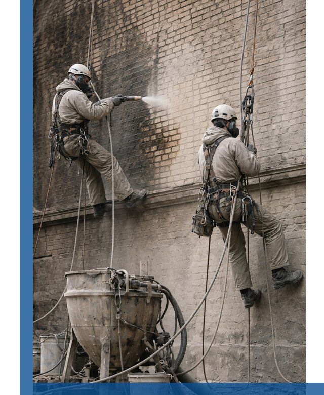 Пескоструйная очистка фасадов в Чистополе профессионально