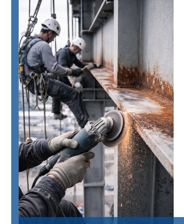 Зачистка металла от ржавчины и подготовка поверхностей в Чистополе