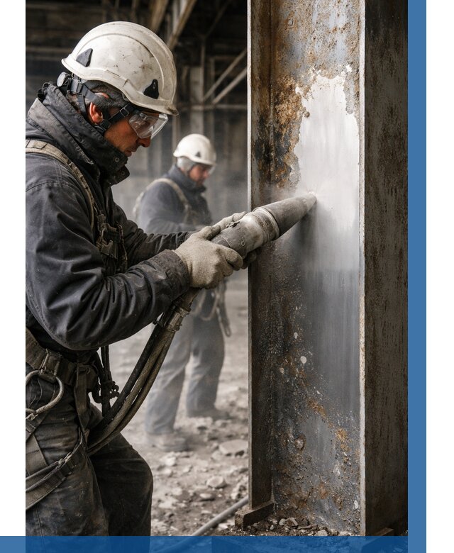 Удаление старой краски с металла в Чистополе от 461 р. | ВЫСОТНИК-Чст