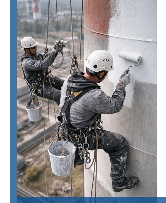 Покраска дымовых труб в Чистополе: антикоррозийная защита и восстановление