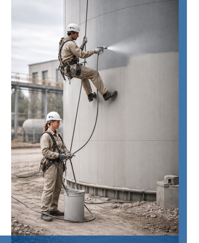 Покраска резервуаров в Чистополе от 1229 р. | ВЫСОТНИК-Чст — заказать