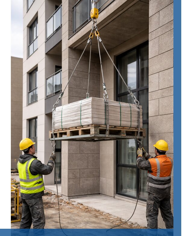 Подъем керамогранита на этаж в Чистополе от 3584 р. | ВЫСОТНИК-Чст