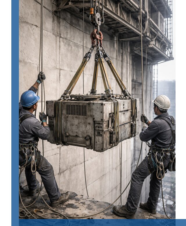 Такелажные работы на высоте, подъем и монтаж грузов в Чистополе