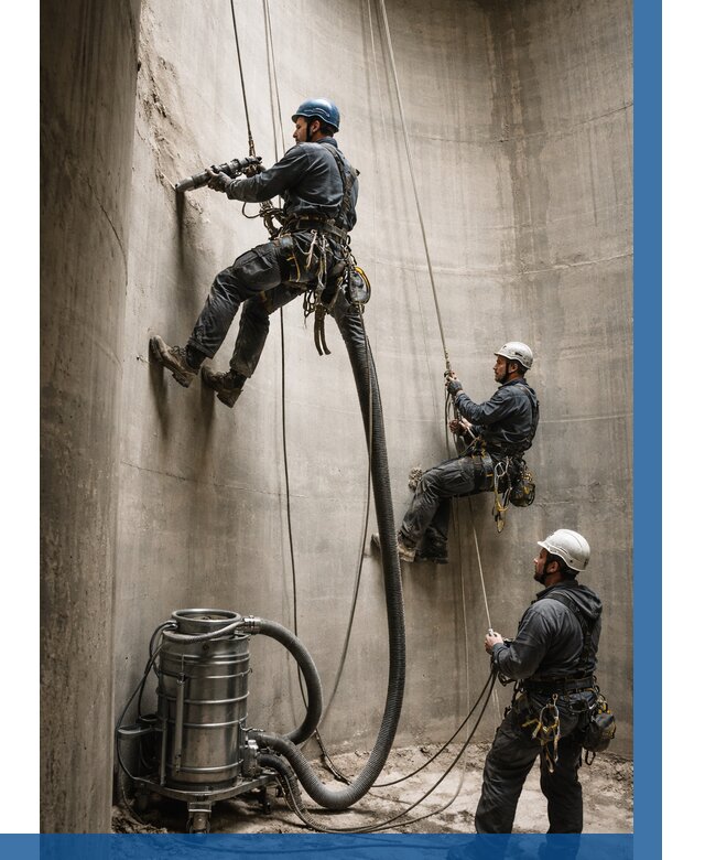 Зачистка силосов в Чистополе от 4608 р. Договор и смета ВЫСОТНИК-Чст