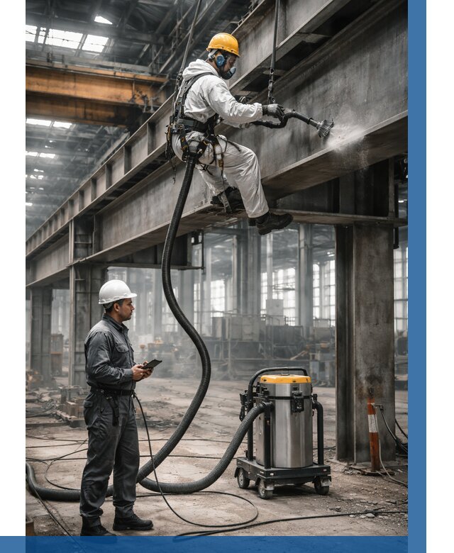 Обеспыливание конструкций в цехе в Чистополе от 4300 р. | ВЫСОТНИК-Чст