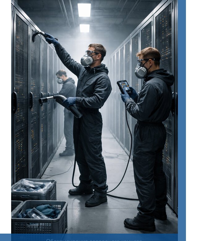 Обеспыливание серверной комнаты в Чистополе от 4608 р. | ВЫСОТНИК-Чст