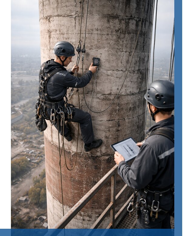 Обследование дымовой трубы в Чистополе от 8191 р. | ВЫСОТНИК-Чст